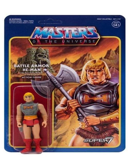 Figura He-Man Battle Armor Super 7 Masters of The Universe