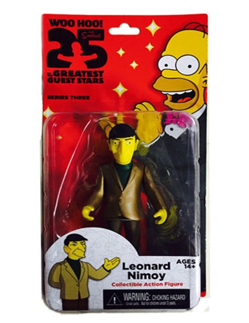 Figura The Simpsons Leonard Nimoy collectors Neca