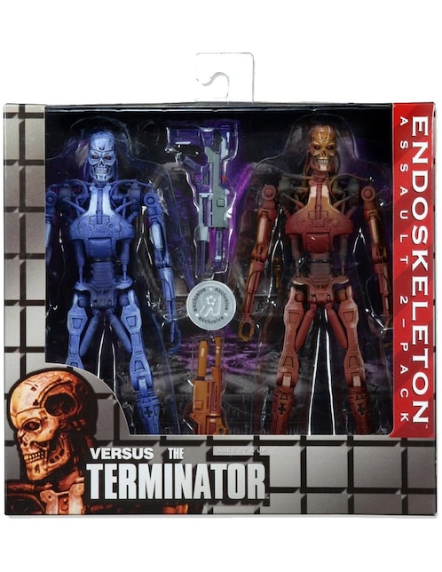 Figura Coleccionable Neca 7 Pulgadas Robocop vs Terminator 1993 2 Pack Endoskeleton