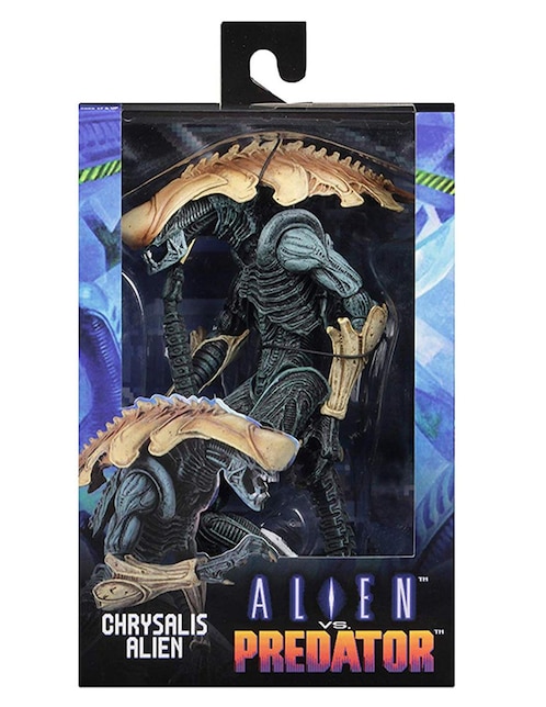 Figura Neca 7 Pulgadas Alien vs Predator Chrysalis Alien