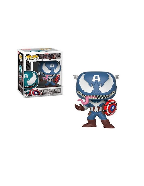 Imagen de producto Figura Funko Pop! Capitan America Venomizado Marvel Venom