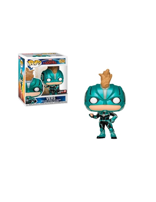 Imagen de producto Figura Funko Pop! Vers Capitana Marvel Exclusivo con Protector