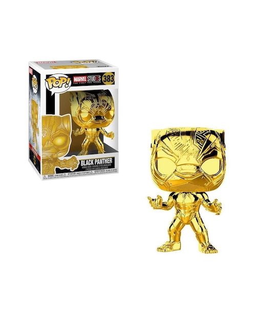 Figura Black Panther Cromado POP! Marvel 10º Aniversario