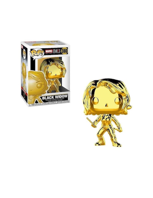 Figura Black Widow Cromado POP! Marvel 10º Aniversario