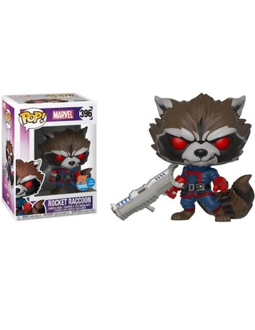 Figura Rocket Raccoon POP! Exclusivo Px Marvel Funko