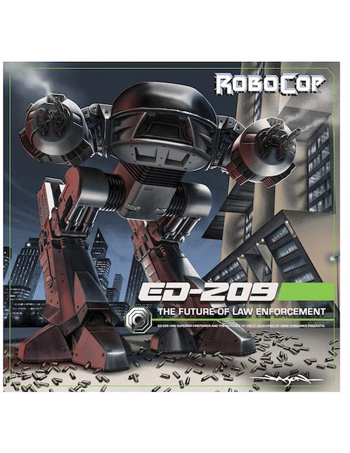 Figura Neca 10 Pulgadas Robocop ED-209 con Sonido