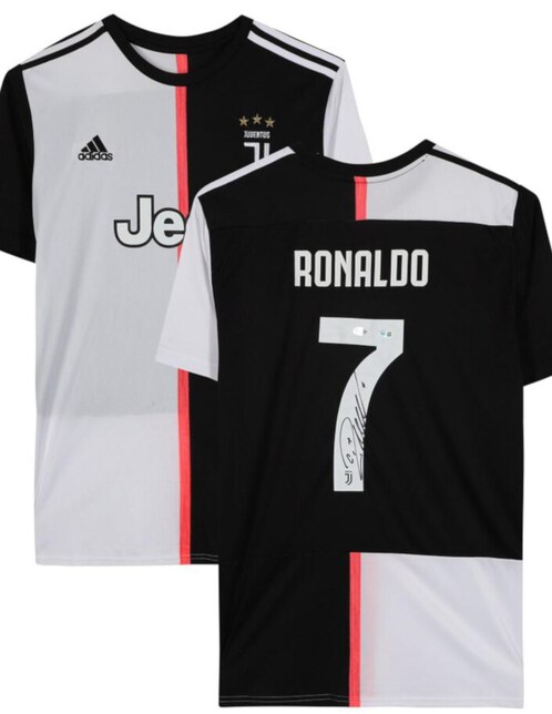 Playera Firmada de la Juventus Cristiano Ronaldo 2019-2020 en Liverpool