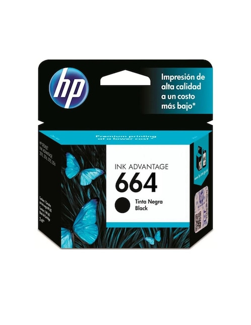 Imagen de producto Cartucho HP 664 negro 1115 2135 3635 3835 F6V29AL