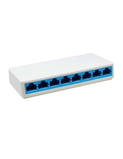 Switch MS108 8 Puertos Fast Ethernet 10/100Mbps 1