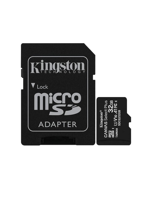 Memoria Micro SD 32GB Kingston Canvas Select Plus Clase 10 A1 Video Full HD V10 SDCS2/32GB