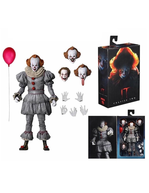 Figura articulada It: The Movie Pennywise ultimate Neca con movimiento