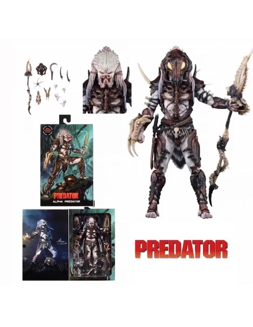 Figura Neca 7 Pulgadas Ultimate Alpha Predator 100th Edition