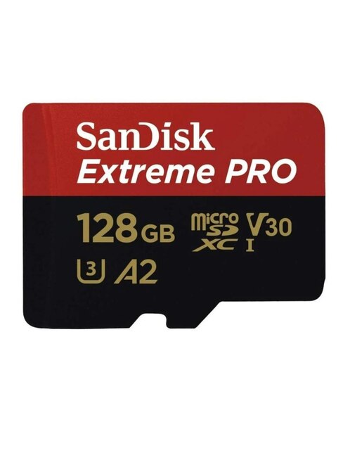 Memoria Micro SD 128GB Sanidisk Extreme PRO Cámara Acción A2 V30 U3 SDSQXCY-128G-GN6MA
