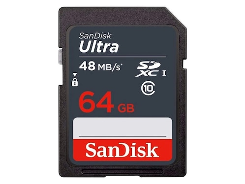 Tarjeta SD 64GB Sandisk Ultra SDXC Graba Full HD SDSDUNB-064G-GN3IN