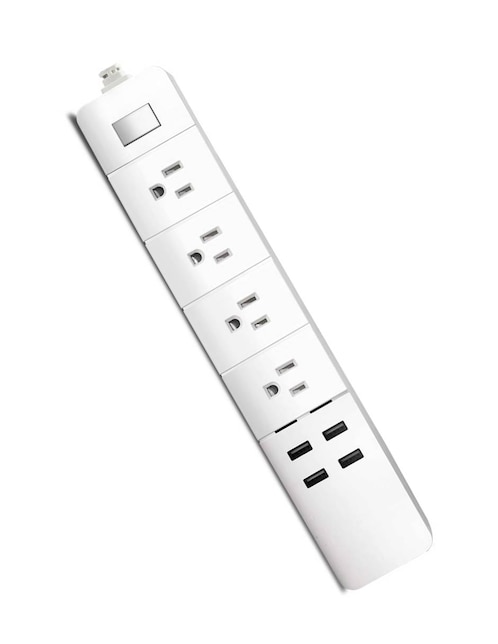 Multicontactos Inteligente Wi-Fi y Cargador USB Smart Home By Techzone