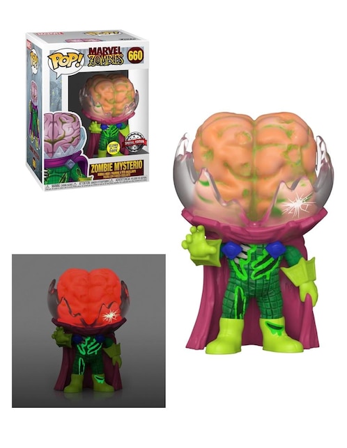 Figura Funko Pop! Mysterio Marvel Zombies (GITD) Exclusivo Special Edition