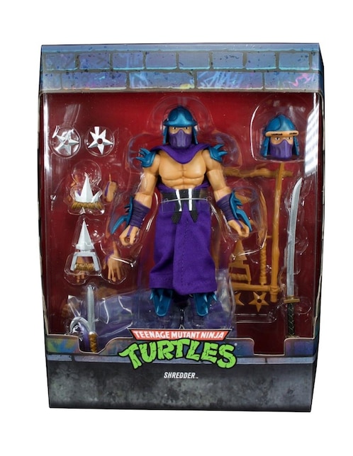 Figura de acción Shredder ultimate Super 7