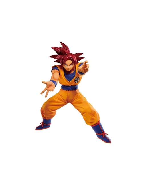 Figura Bandai Goku Dios Rojo Dragon Ball Super