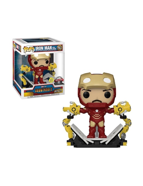 Funko POP! Marvel Midnight Suns #981 Iron Man (Glow) Chase, 2K Gamestop LE - New