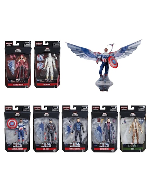 Set Figuras Hasbro Avengers 2021 Marvel Legends BAF Wave 1 Case of 8