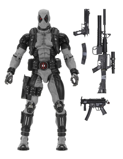 Figura Marvel Deadpool ultimate Neca con movimiento, luz y sonido