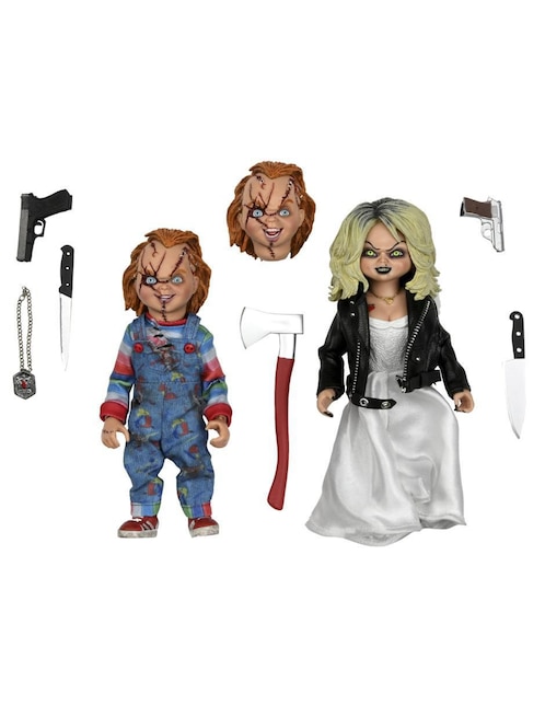 Set de figuras Neca Bride Of Chucky Ultimate Chucky And Tiffany