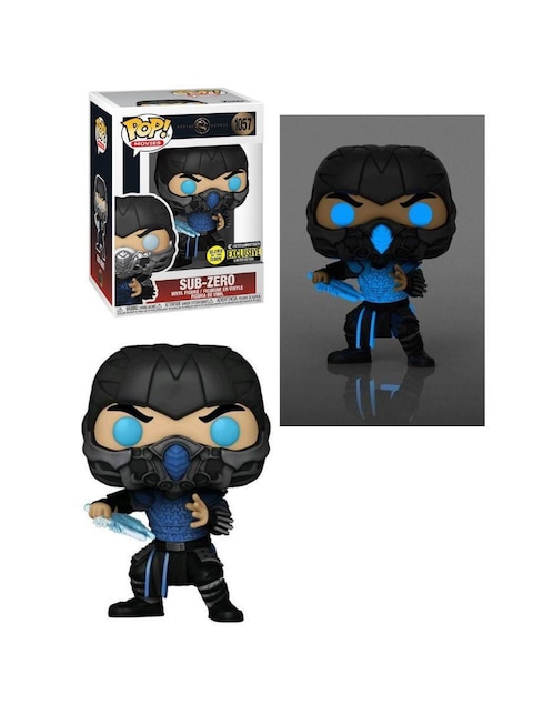 Figura Funko Pop! Sub-Zero GITD EE Exclusivo Movies  Mortal Kombat 2021