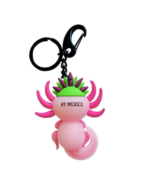 Llavero Ajolote Yul con Glitter 3D