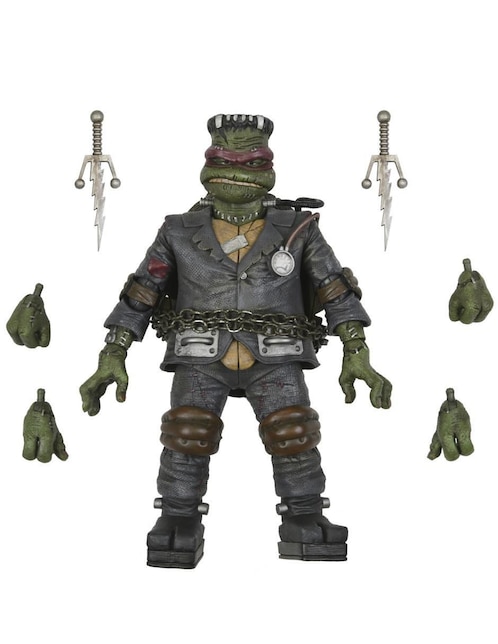 Figura Tortugas Ninja Frankenstein ultimate Neca con movimiento