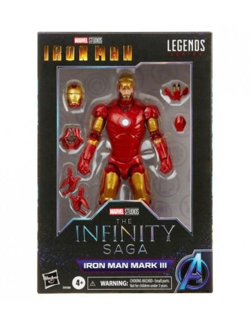 Figura Hasbro Iron Man Mark 3 Marvel Legends Infinity Saga 6 pulgadas