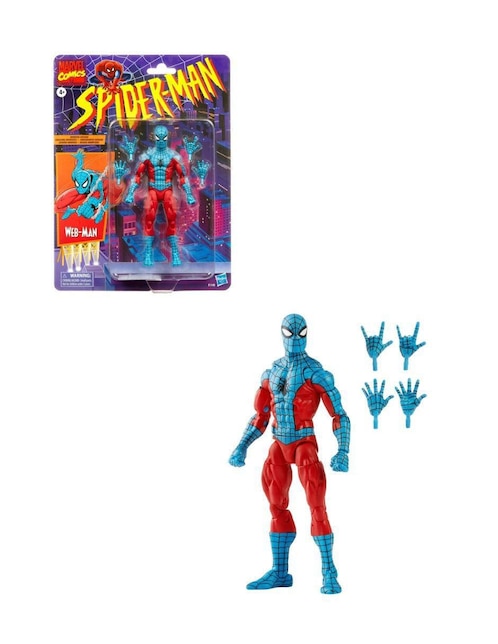 Figura Hasbro Spider Man Web-Man Figura de Accion Exclusive Marvel Legends