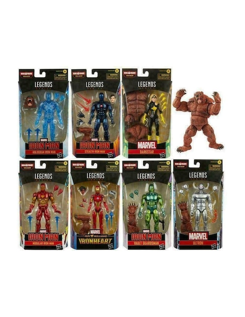 Set 6 Figuras de Acción Marvel Legends Comic BAF Ursa Major