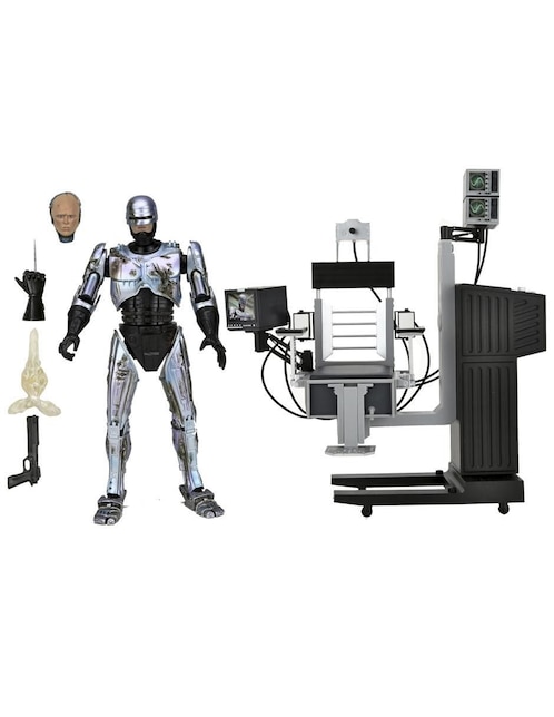 Figura Neca Ultimate Battle Damaged Robocop With Chair