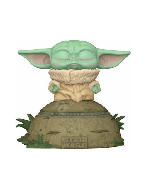 Figura Funko Pop! Baby Yoda Grogu usando la Fuerza Deluxe Mandalorian