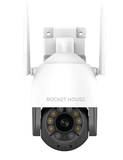 Cámara individual de seguridad Rocket House inalámbrica Full HD 360° con capacidad para grabar para exterior