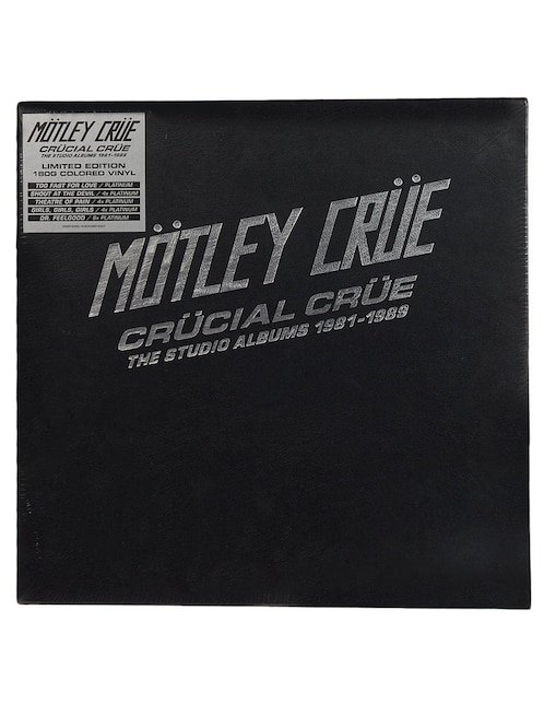 Crücial Crüe The Studio Albums 1981-1989 de Mötley Crüe vinyl