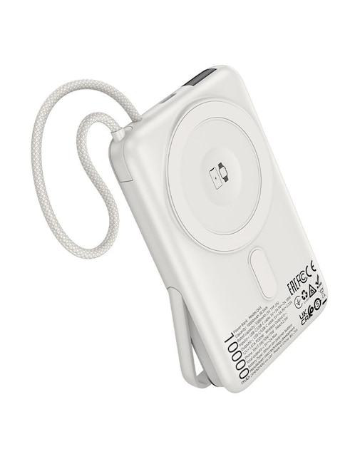 HOCO Batería portátil hoco 10000 mAh Q43 Clever Dual Silver
