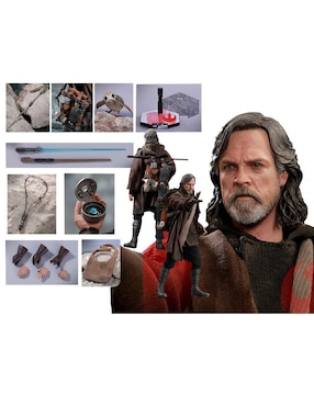 Figura de acción articulada Star Wars deluxe Hot Toys con luz