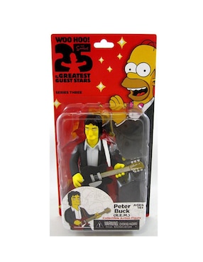 Figura Coleccionable Neca 5 Pulgadas The Simpsons Peter Buck (R.E.M)