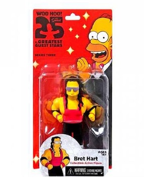 Figura Coleccionable Neca 5 Pulgadas The Simpsons Bret Hart