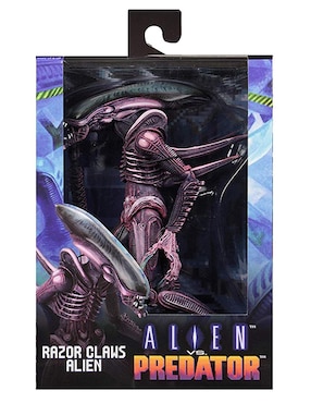 Figura Neca 7 Pulgadas Alien Vs Predator Razor Claws Alien