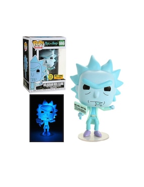 Figura Funko Pop! Hologram Rick Clone GITD HT Exclusivo