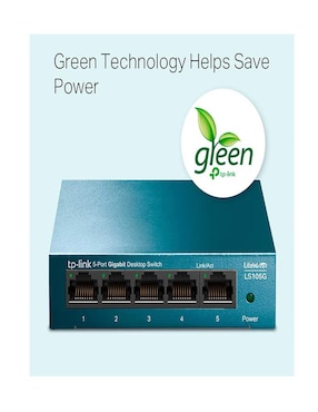 Switch TP-Link LS105G LiteWave 5 Puertos Gigabit Ethernet 10/100/1000Mbps