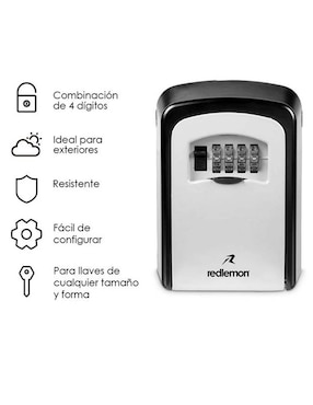 Caja Fuerte de Seguridad para Llaves Redlemon Resistente