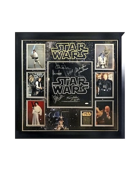 Autógrafos De La Famosa Saga Star Wars Logos Rockers Autographs LP Multicolor