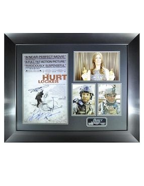 Autógrafo De The Hurt Locker Logos Rockers Autographs Fotografía De 12x16 Pulgadas Gris