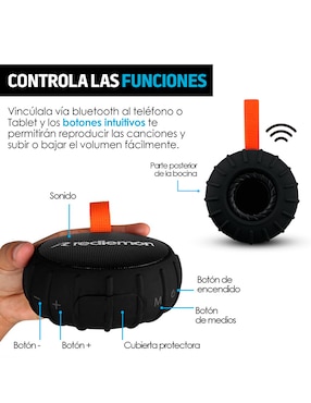 Bocina Redlemon 79127 alámbrica e inalámbrica