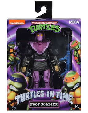 Figura Neca 6 Pulgadas Turtles In Time Foot Soldier