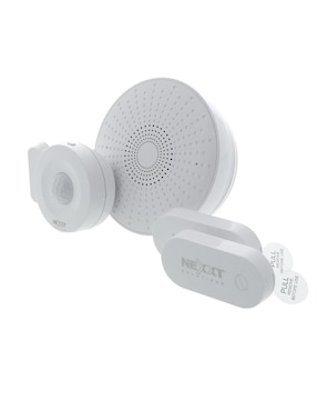 Set Alarma Inteligente Con Sirena Nexxt Blanco