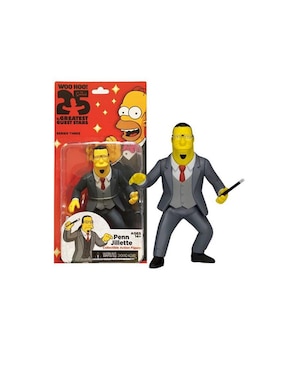 Figura Neca 5 Pulgadas The Simpsons Penn Jillette